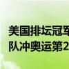 美国排坛冠军教父，与郎平不相上下，巴黎率队冲奥运第2金