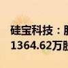 硅宝科技：股东引领资本拟增持682.31万股-1364.62万股