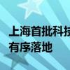 上海首批科技创新和技术改造再贷款支持贷款有序落地