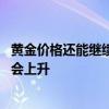 黄金价格还能继续上涨吗 专家：中期来看黄金价格很可能还会上升