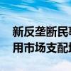 新反垄断民事诉讼司法解释发布 明确何为滥用市场支配地位