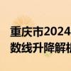 重庆市2024年高考分数线公布 物理历史类分数线升降解析