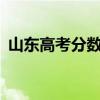 山东高考分数线公布 特殊类型招生线521分