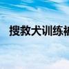 搜救犬训练被卡井盖&#32;表情尴尬