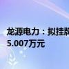 龙源电力：拟挂牌转让江阴苏龙27%股权 价格不低于131915.007万元