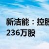 新洁能：控股股东一致行动人及董监高拟减持236万股