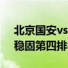 北京国安vs山东泰山首发 国安闪电战取胜，稳固第四排名