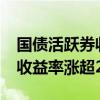 国债活跃券收益率普遍上行1BP 30年期国债收益率涨超2.45%