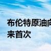 布伦特原油向上触及87美元/桶 为4月30日以来首次