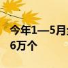 今年1—5月全国新开工改造城镇老旧小区2.26万个