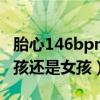 胎心146bpm是男孩还是女孩（胎心146是男孩还是女孩）