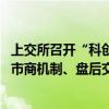 上交所召开“科创板八条”基金公司系列座谈会 探讨优化做市商机制、盘后交易机制等