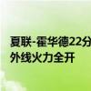 夏联-霍华德22分 布莱克20分 贝茨20分 骑士大胜魔术 魔术外线火力全开