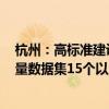 杭州：高标准建设“中国数谷” 目标到2026年底建立高质量数据集15个以上