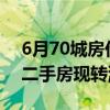 6月70城房价出炉 环比降幅收窄，一线城市二手房现转涨迹象