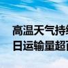 高温天气持续煤炭需求量增加 大秦铁路煤炭日运输量超百万吨