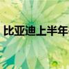 比亚迪上半年在日本电动车市场获近3%份额