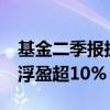 基金二季报披露进行时 54只主动权益类基金浮盈超10%