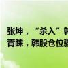 张坤，“杀入”韩国！李耀柱、冯波最新持仓曝光 消费股受青睐，韩股仓位骤增