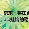 京东：将在香港发行基于公共区块链并与港元1:1挂钩的稳定币