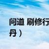 问道 刷修行 宠物经验才2点（问道宠物修炼丹）