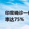 印度确诊一例尼帕病毒感染病例 人感染死亡率达75%