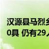 汉源县马烈乡山洪泥石流灾害 已搜寻到遗体10具 仍有29人失联