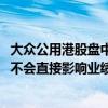 大众公用港股盘中一度涨超40% 公告称对大众交通股权投资不会直接影响业绩