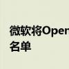 微软将OpenAI列入人工智能及搜索竞争对手名单