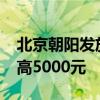 北京朝阳发放1000万新能源汽车消费券，最高5000元