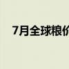 7月全球粮价普遍下行 粮食危机担忧缓解