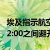 埃及指示航空公司于北京时间8月8日09:00-12:00之间避开伊朗领空