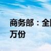 商务部：全国汽车报废更新补贴申请突破45万份