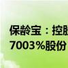 保龄宝：控股股东永裕投资计划转让不超过4.7003%股份