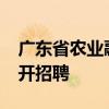 广东省农业融资担保有限责任公司2024年公开招聘