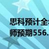 思科预计全年营收550亿-562亿美元，分析师预期556.7亿美元