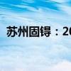 苏州固锝：2024年上半年净利润降80.08%