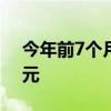 今年前7个月国开行发放绿色贷款超2900亿元