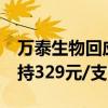 万泰生物回应国产HPV疫苗价格 自费市场维持329元/支