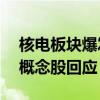 核电板块爆发，杭州高新大涨超13%，相关概念股回应