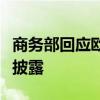 商务部回应欧盟对华电动汽车反补贴调查终裁披露