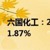 六国化工：2024年上半年净利润同比增长201.87%