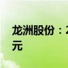 龙洲股份：2024年上半年净亏损3401.62万元