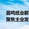 晨鸣纸业解散旗下财务公司 优化成本结构，聚焦主业发展