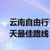 云南自由行7天最佳路线地图（云南自由行7天最佳路线）