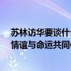 苏林访华要谈什么 &quot;同志加兄弟&quot;情谊与命运共同体建设