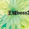 王城boss怎么打（王城诏令挖宝坐标）