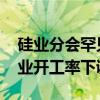 硅业分会罕见未披露开工率情况 下游拉晶企业开工率下调