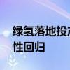 绿氢落地投产项目不及预期 政策收紧下的理性回归