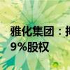 雅化集团：拟5500万元收购金恒公司23.8979%股权